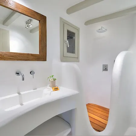 Outstanding Mykonos 6 Bedrooms Agamemnon Sauna Jacuzzi Panoramic Sea Views Willa