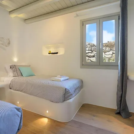 Outstanding Mykonos 6 Bedrooms Agamemnon Sauna Jacuzzi Panoramic Sea Views Willa Elia (Mykonos)