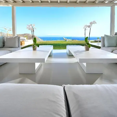 Outstanding Mykonos 6 Bedrooms Agamemnon Sauna Jacuzzi Panoramic Sea Views Willa Elia (Mykonos)