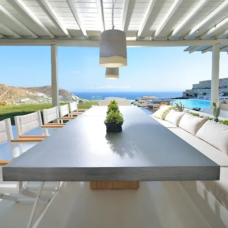 Outstanding Mykonos 6 Bedrooms Agamemnon Sauna Jacuzzi Panoramic Sea Views