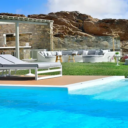Outstanding Mykonos 6 Bedrooms Agamemnon Sauna Jacuzzi Panoramic Sea Views Willa *