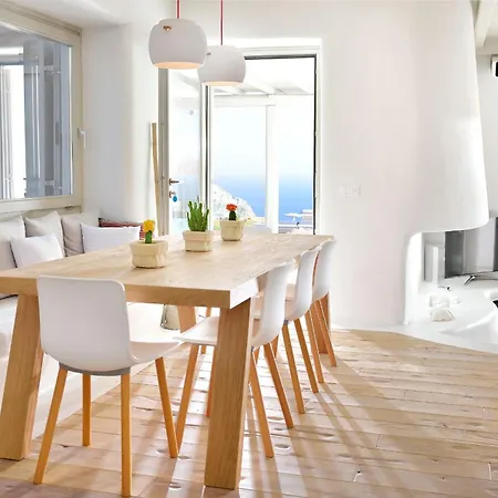 Outstanding Mykonos 6 Bedrooms Agamemnon Sauna Jacuzzi Panoramic Sea Views *